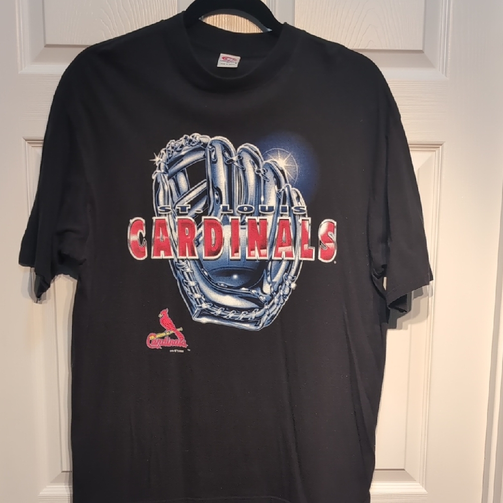 St. Louis Cardinals Black Graphic T-Shirt